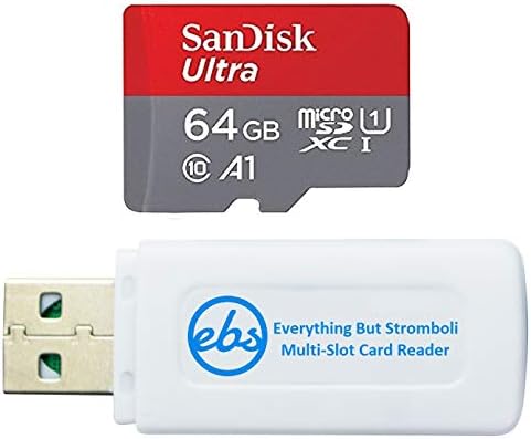 SanDisk 64GB Ultra MicroSDXC Memóriakártya Wansview Beltéri Kamera Működik, 1080P Q6, 1080P Q5, 1080P W9 (SDSQUA4-064G-GN6MN) Csomag