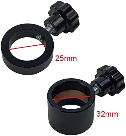 ZTBH Mikroszkóp Kiegészítők Készlet 32 mm / 25 mm Ipar Sztereó Mikroszkóp Fém Oszlop, Pillér Bar Adapter Csavar Mikroszkóp Tárgylemezek