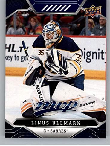 2019-20 Felső szint MVP Kék Gyári Beállítás Párhuzamos Jégkorong 172 Linus Ullmark Buffalo Sabres Hivatalos NHL Kereskedelmi Kártyát