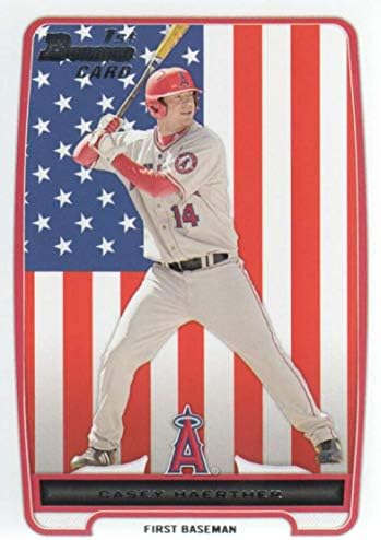 2012 Bowman Kilátások Nemzetközi BP53 Casey Haerther Los Angeles az Angyalok MLB Baseball Kártya NM-MT
