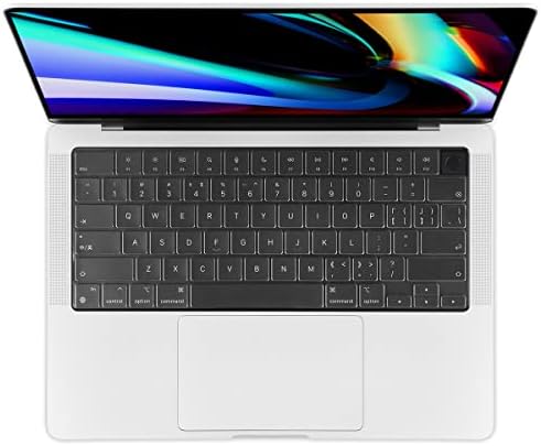 DONGKE Premium Ultra Vékony TPU Billentyűzet Fedél, Kompatibilis a MacBook Pro 14 hüvelyk 2021 (A2442 M1 Pro/Max) & MacBook Pro 16