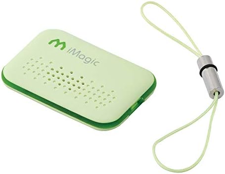 iMagic Tracker Mini, Zöld Bluetooth kulcskereső, Megkeresi w/Telefon App, Akár 150 ft. Tartomány Tartalmazza Elem, Szíj, illetve Kettős
