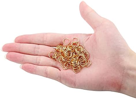 AGCFABS 3-10mm Arany Nyitott Jump Gyűrűk Osztott Gyűrű Rozsdamentes Acél Csatlakozó DIY Ékszerek Megállapítások Kiegészítők, Kellékek