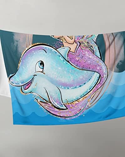 FRAZZELS - Sellő A Delfin Takaró - 50 x 60